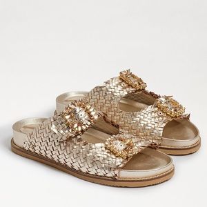 SAM EDELMAN OAKLYN EMBEZZLED SLIDE SANDAL